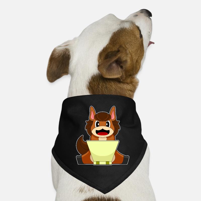 Pferd Laptop Hunde-Bandana