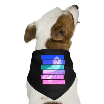Rollschuh - Hunde-Bandana - Schwarz - Vorne
