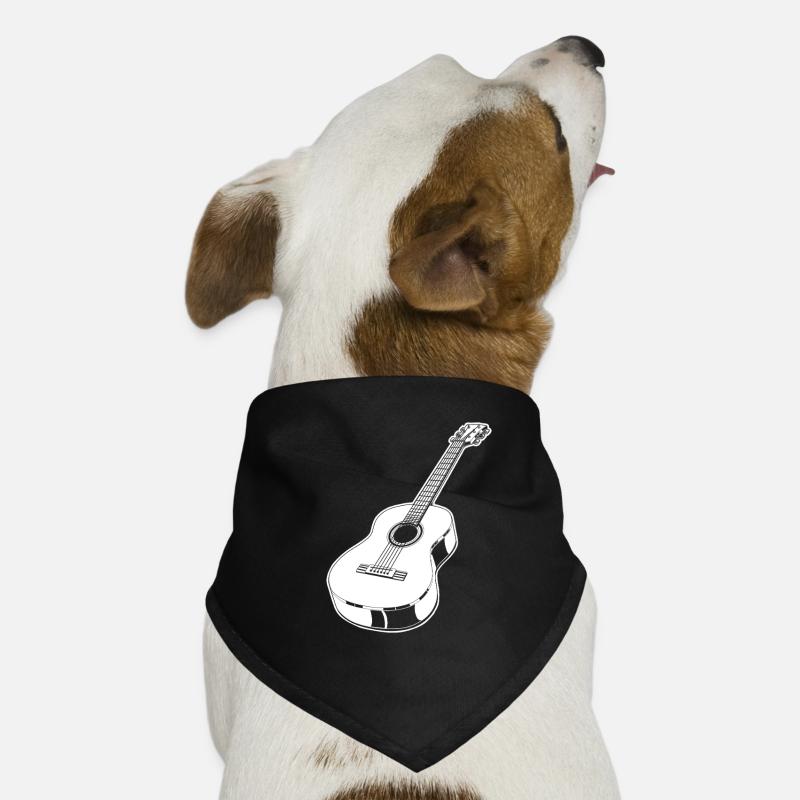 Akustik Gitarre Hunde-Bandana