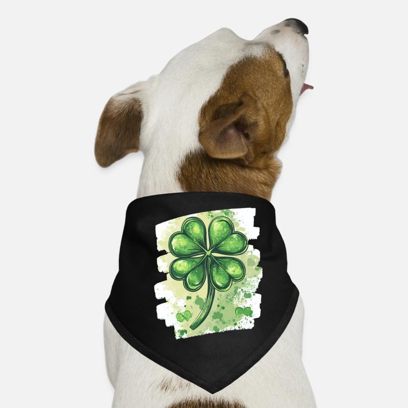 St. Patricks day Kleeblatt Hunde-Bandana