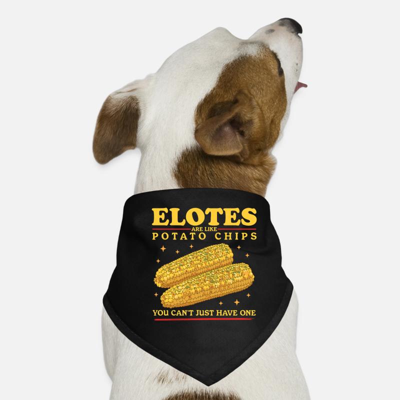 Elote Mexican Elotes Corn on the Cob Gift Dog Bandana