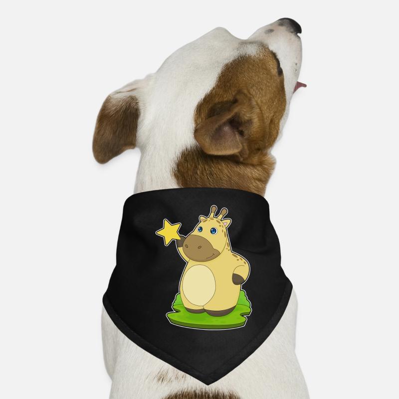 Giraffe Star Dog Bandana