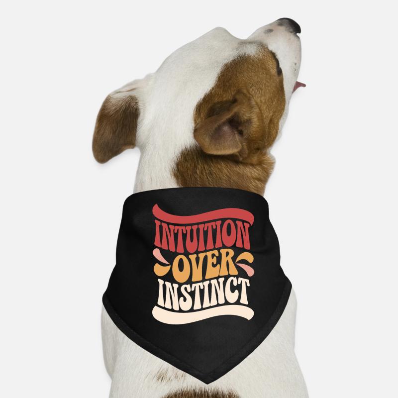 L’intuition plutôt que l’instinct Inspirant Bandana pour chien
