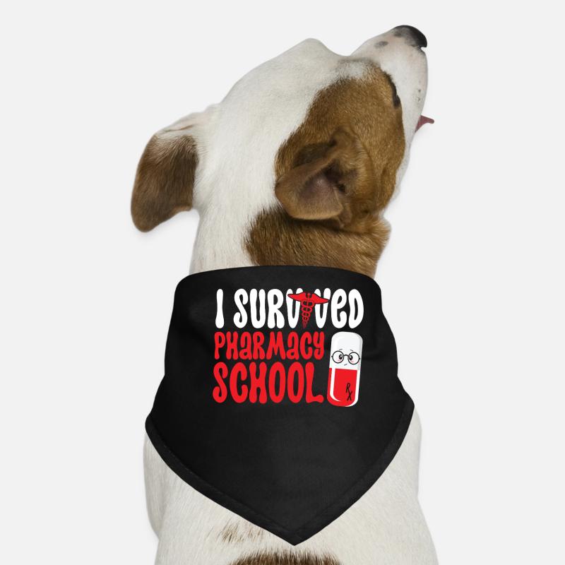Pharmacy Tech Technician - Hunde-Bandana - Schwarz