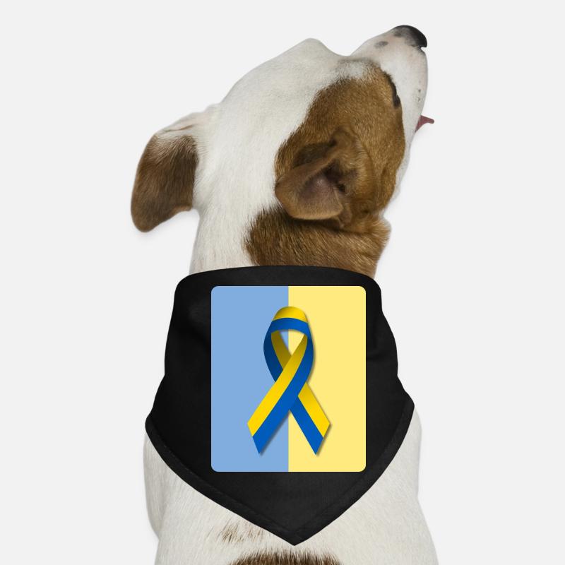 Paix pour l’Ukraine Bandana pour chien