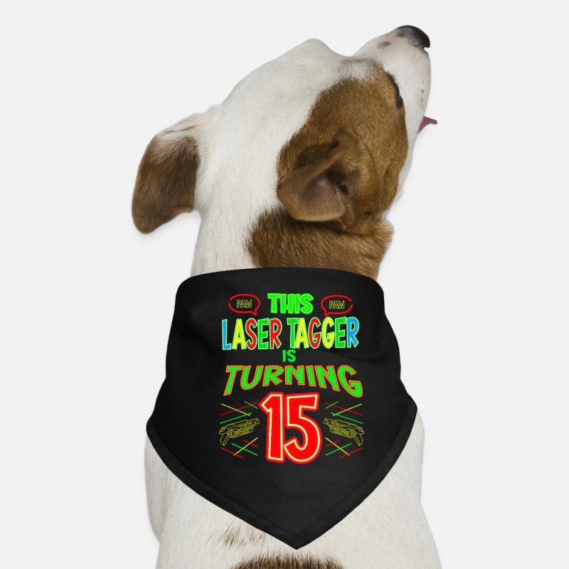 This Laser Tagger Is Turning 15 Years Old Laser Hunde-Bandana