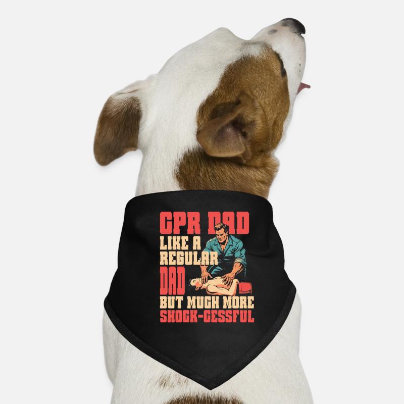 CPR Instructor Father Resuscitation Emergency Physician Dog Bandana