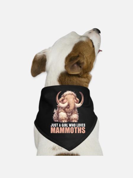 Mammouths Mammouth - Bandana pour chien - noir - Devant