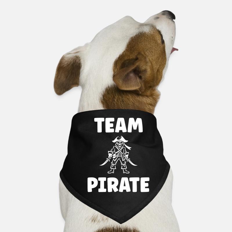 Equipe Pirate Silhouette Bandana pour chien