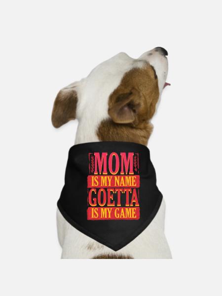 Saucisse de Goetta Noix - Bandana pour chien - noir - Devant