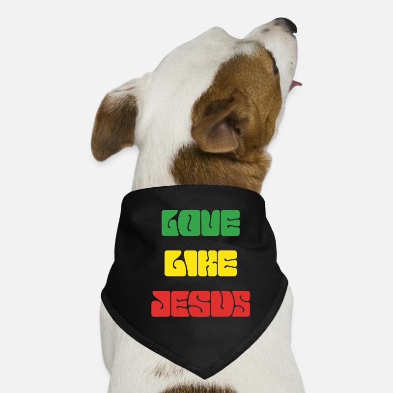 Vie amoureuse Jésus Popart Bandana pour chien