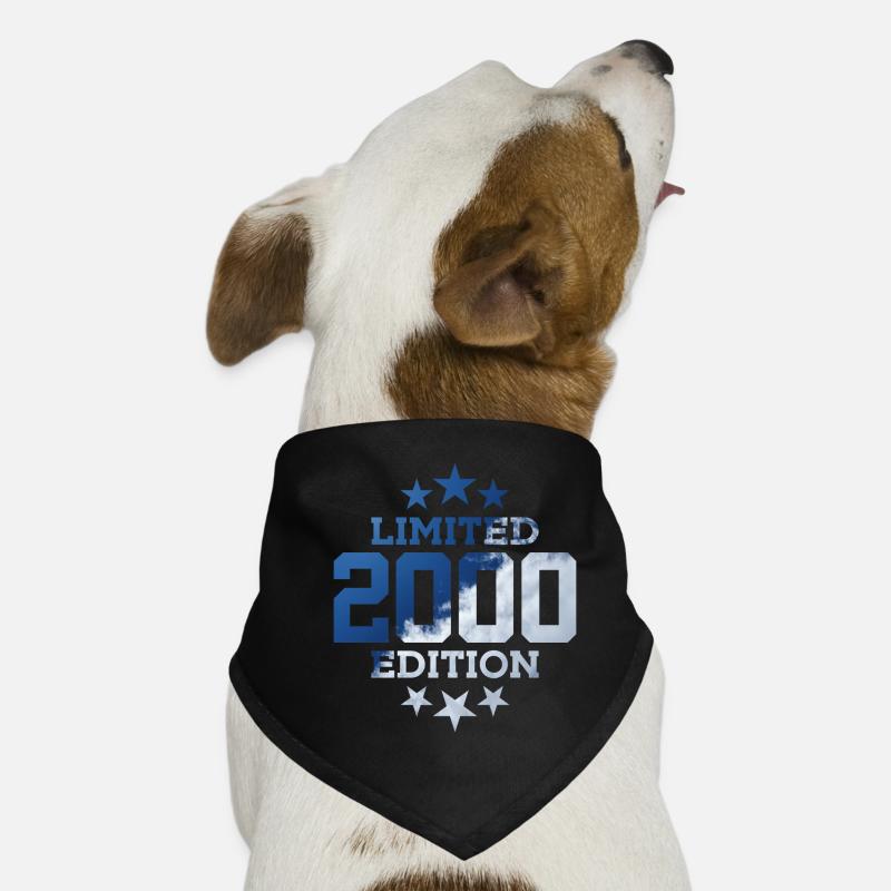 LIMITED EDITION 2000 26. GEBURTSTAG Hunde-Bandana