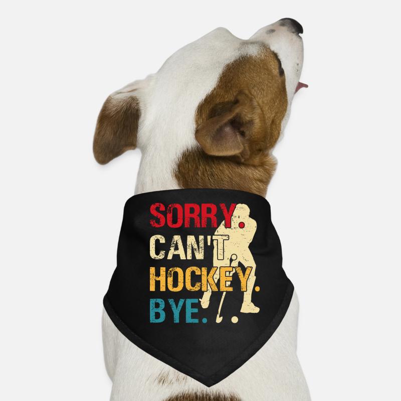Hockey Eishockey Eishockeyspieler Geschenk Dog Bandana