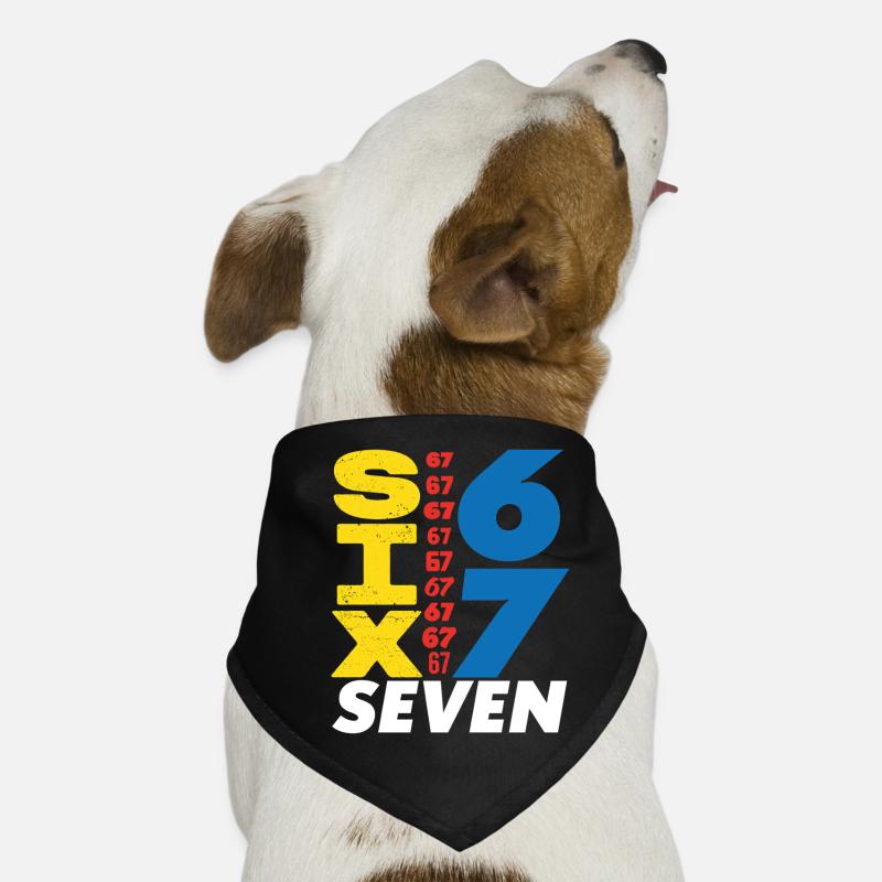 Six Sept, 67 Bandana pour chien