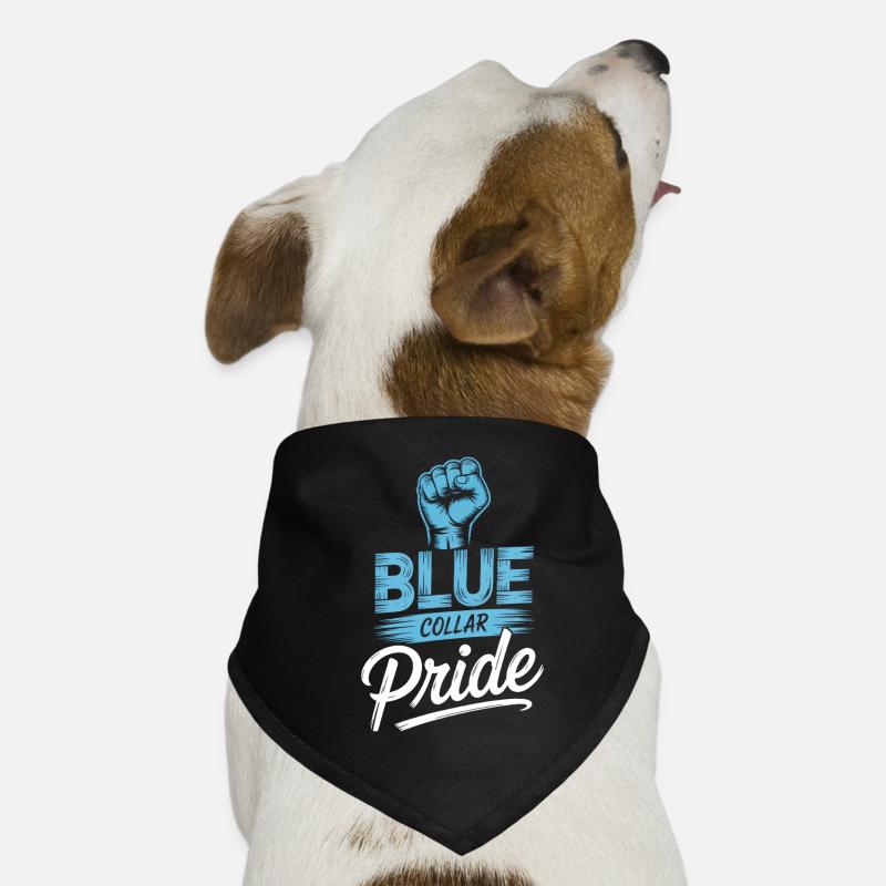 Blue Collar Worker Craft Construction Worker Dog Bandana