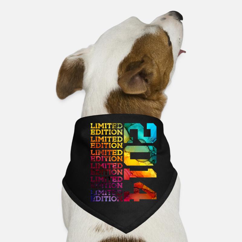 ÉDITION LIMITÉE 2014 12 ANS 12E ANNIVERSAIRE Bandana pour chien