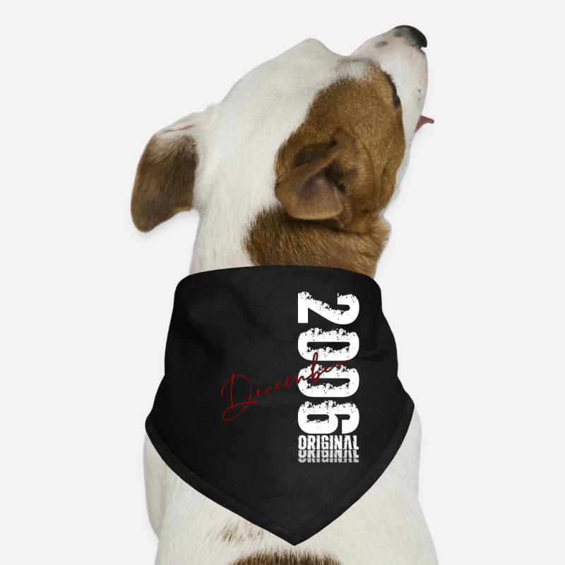 20e anniversaire Original Décembre Volume 2006 Bandana pour chien