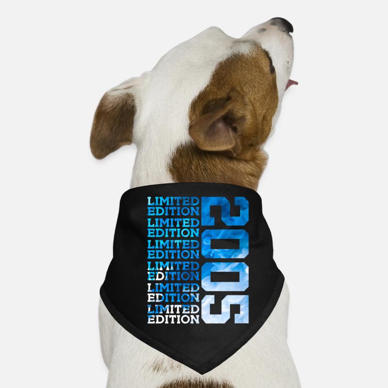 ÉDITION LIMITÉE 2005 21 ANS 21E ANNIVERSAIRE Bandana pour chien