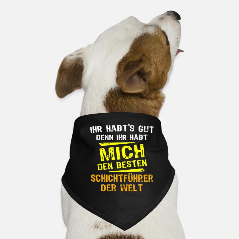 Shift Supervisor Gift Dog Bandana