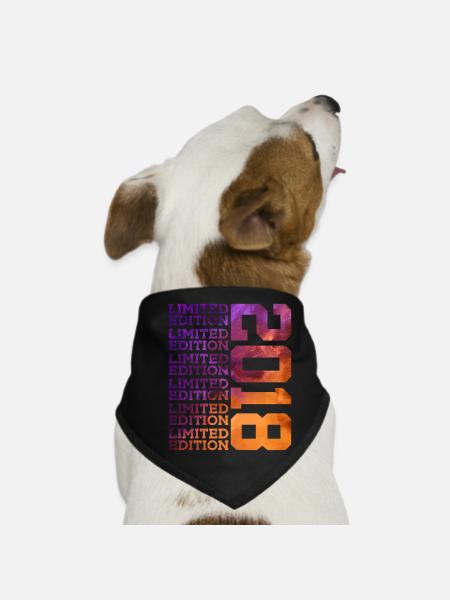 8 YEARS LIMITED EDITION 2018 8TH BIRTHDAY - Dog Bandana - black - Front