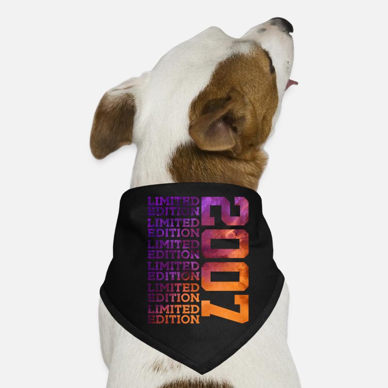 19 YEARS LIMITED EDITION 2007 19TH BIRTHDAY Dog Bandana