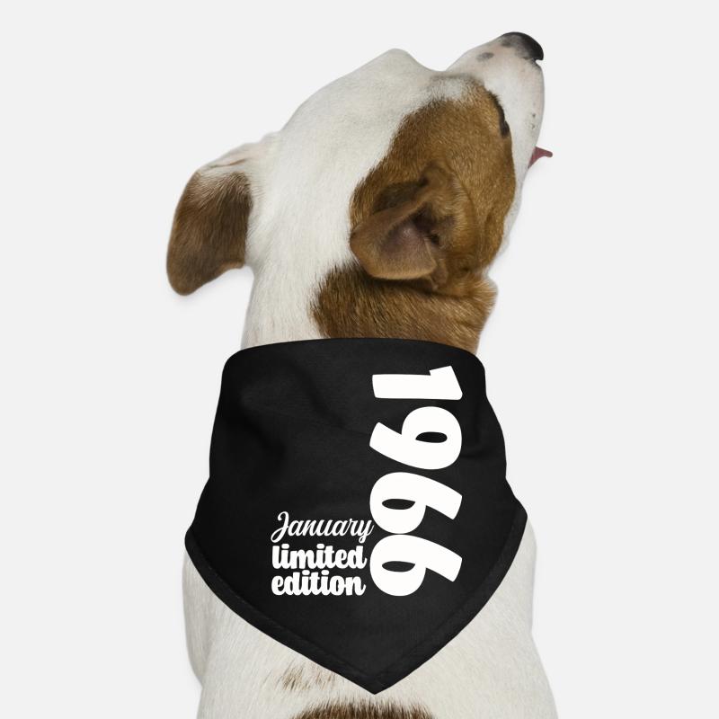 Anniversaire Janvier 1966 Limited Edition Cadeau Bandana pour chien
