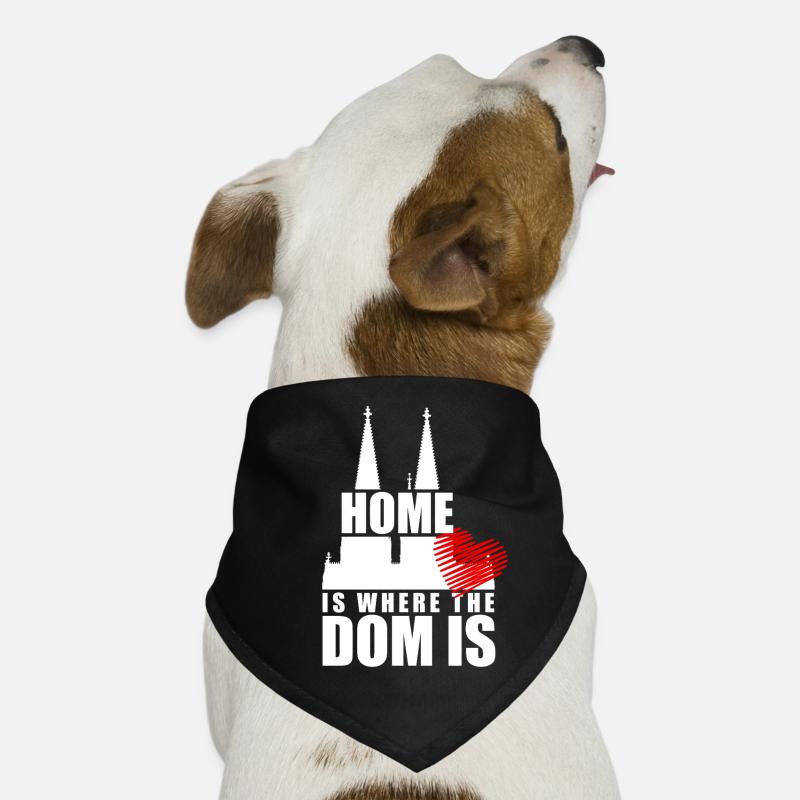 Cologne Home est là où le Dom est Cologne Carnaval Cologne Bandana pour chien