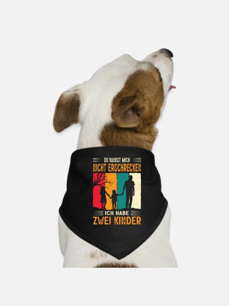 Best Dad in the World Gifts Christmas - Dog Bandana - black - Front