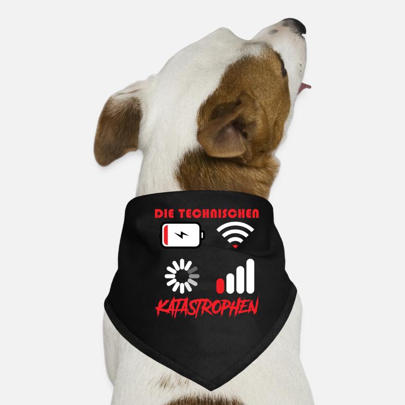 Computer DIE TECHAISCHEN KATASTROPHEN LUSTIG Hunde-Bandana
