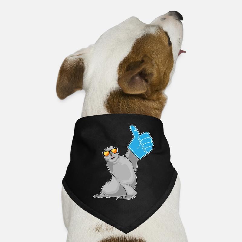 Scellez le pouce en l’air Bandana pour chien