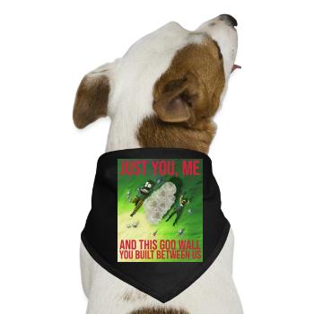 THIS GOO WALL YOU BUILT BETWEEN US - Hunde-Bandana - Schwarz - Vorne