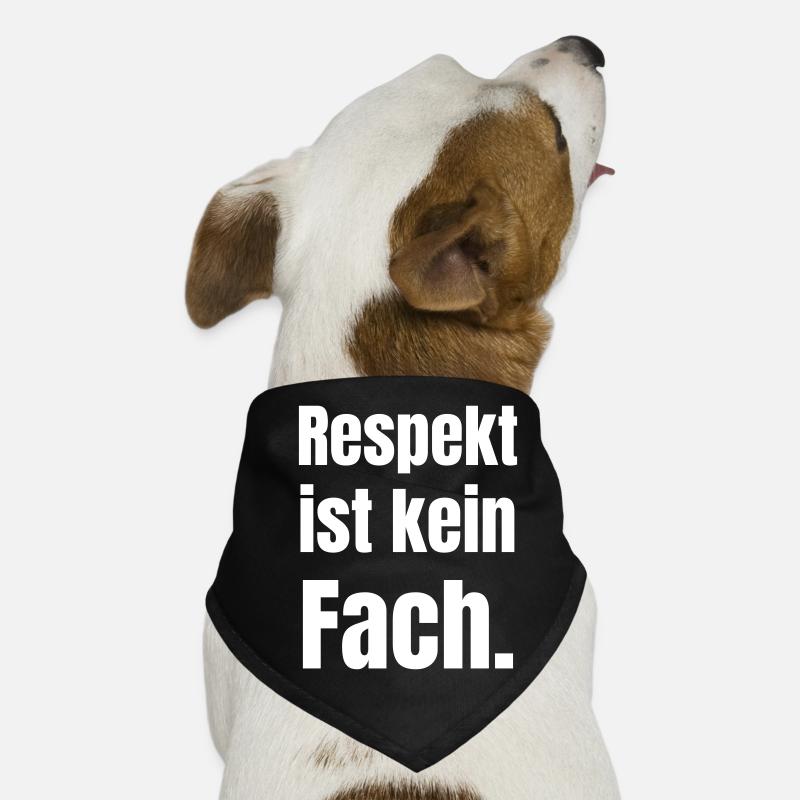 Respect is not a subject Dog Bandana