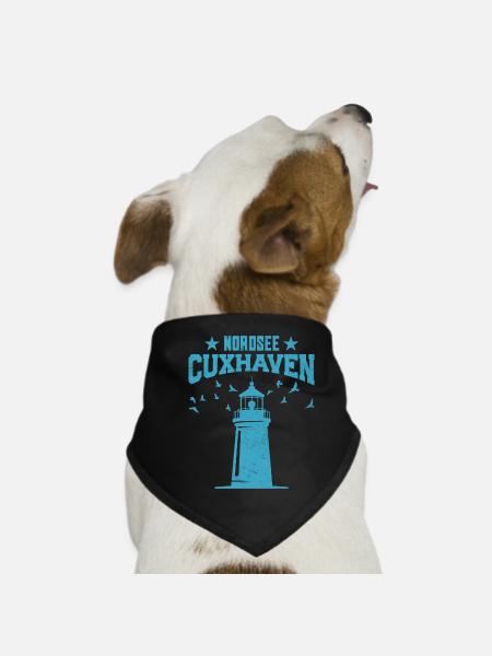 Cuxhaven NORTH SEA CUXHAVEN Holiday Fun - Dog Bandana - black - Front