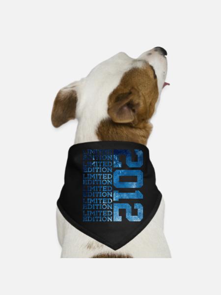 ÉDITION LIMITÉE 2012 14 ANS 14E ANNIVERSAIRE - Bandana pour chien - noir - Devant