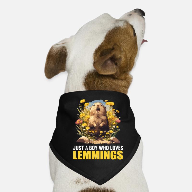 Lemminge Lemming Hunde-Bandana