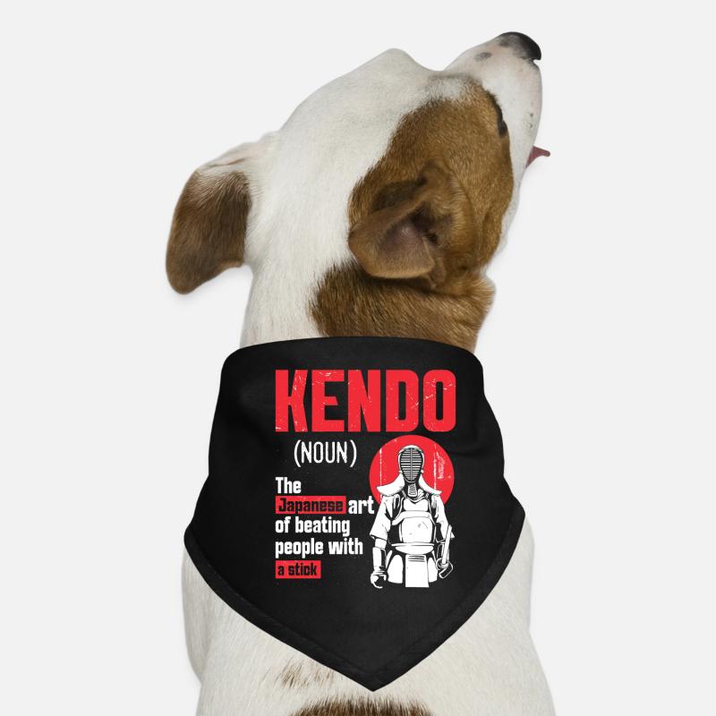  Kendo Instructor Japanese Martial Arts Training Dog Bandana