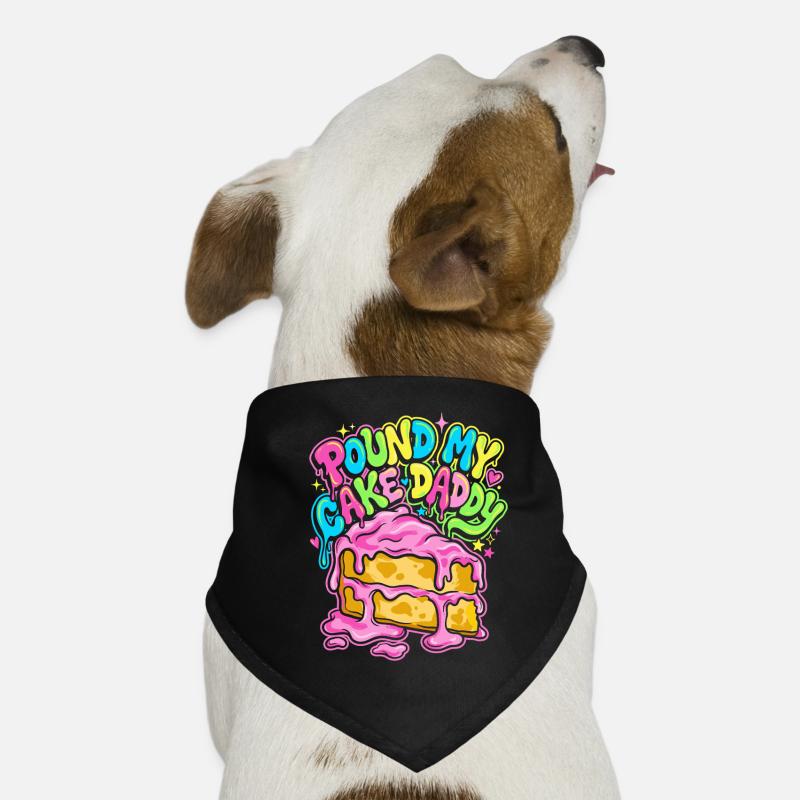Round My Cake Daddy Hunde-Bandana