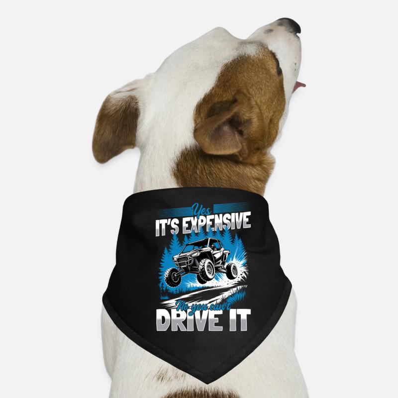 UTV Off Road 4 Wheeler Side by side Dog Bandana