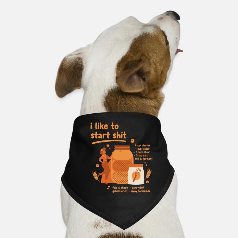 Sourdough Bread Baking Baker Sourdough Starter Dog Bandana