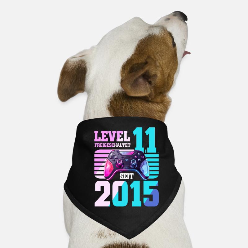 11. Geburtstag Gaming Gamer Hunde-Bandana