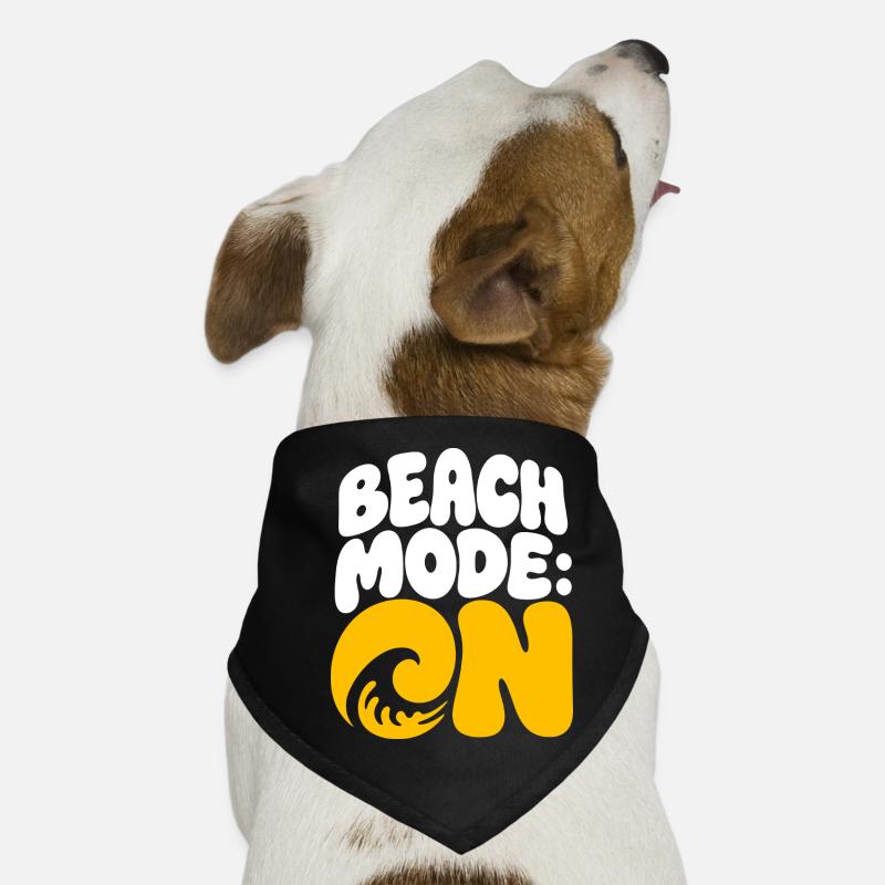 Design de vagues d’été de mode de plage Bandana pour chien