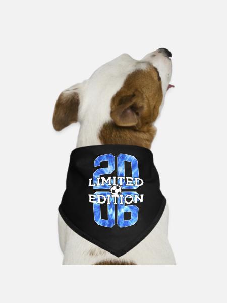 LIMITED EDITION 2006 FOOTBALL 20TH BIRTHDAY - Dog Bandana - black - Front