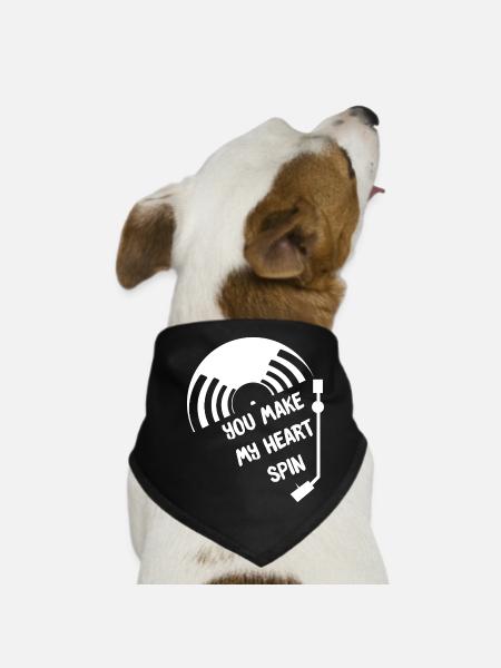 Vinyl - Dog Bandana - black - Front