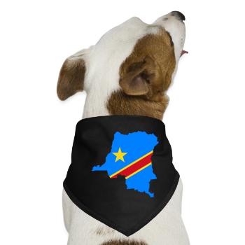 Kongo - Hunde-Bandana - Schwarz - Vorne
