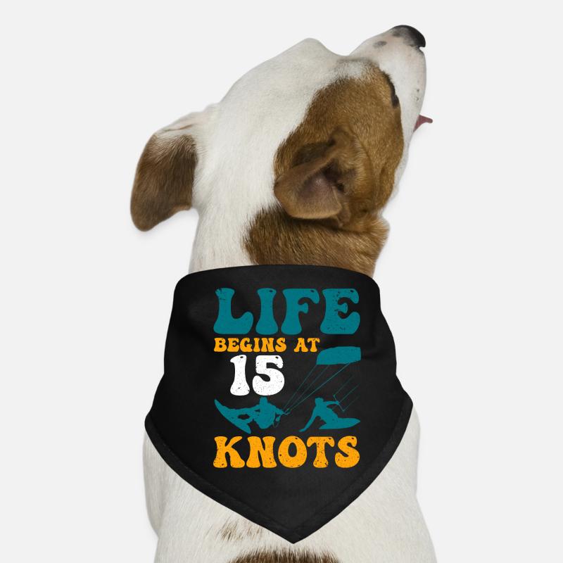 Kitesurfen Geschenk Kiteboarding Kitesurfer Gesche Hunde-Bandana