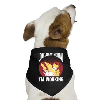 Schweißer Schweißen - Hunde-Bandana - Schwarz - Vorne