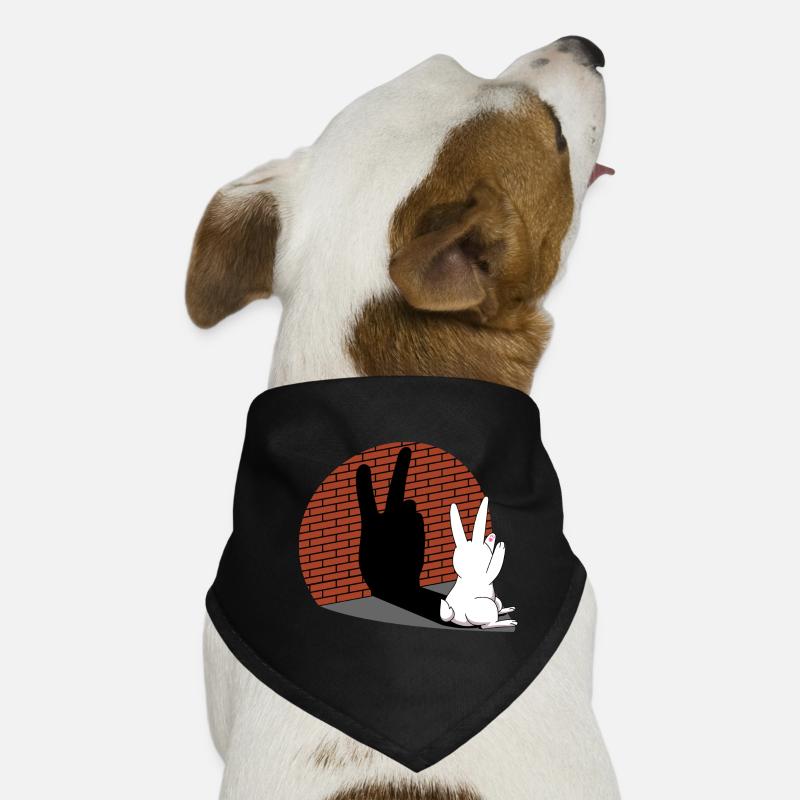 Rabbit Shadow Figure Shadow Image Shadow Play Dog Bandana