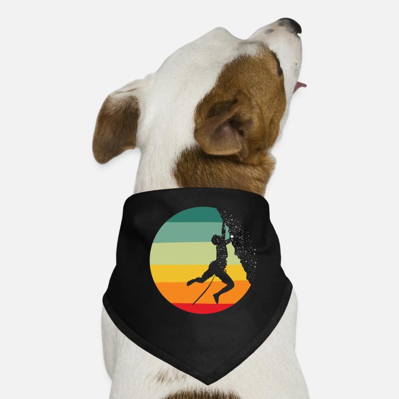 Felsklettern, Klettern , Felsen Hunde-Bandana