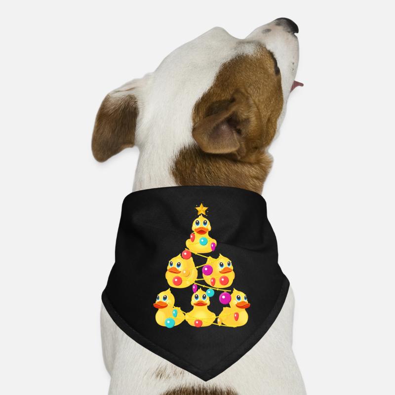 Gummi Ente Weihnachtsbaum Hunde-Bandana