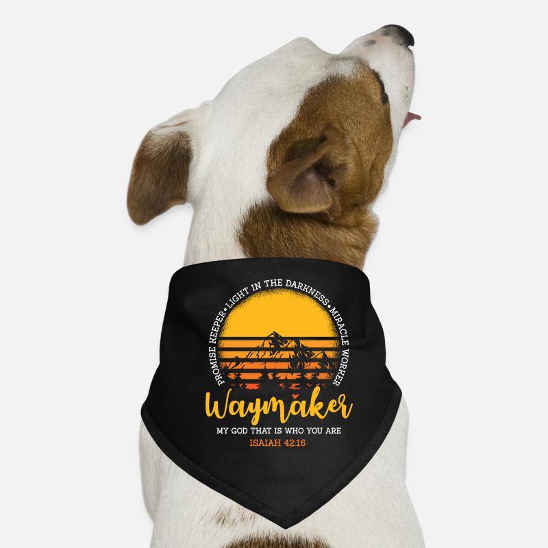 Waymaker Möge Gott Das Ist, Wer Du Bist Hunde-Bandana